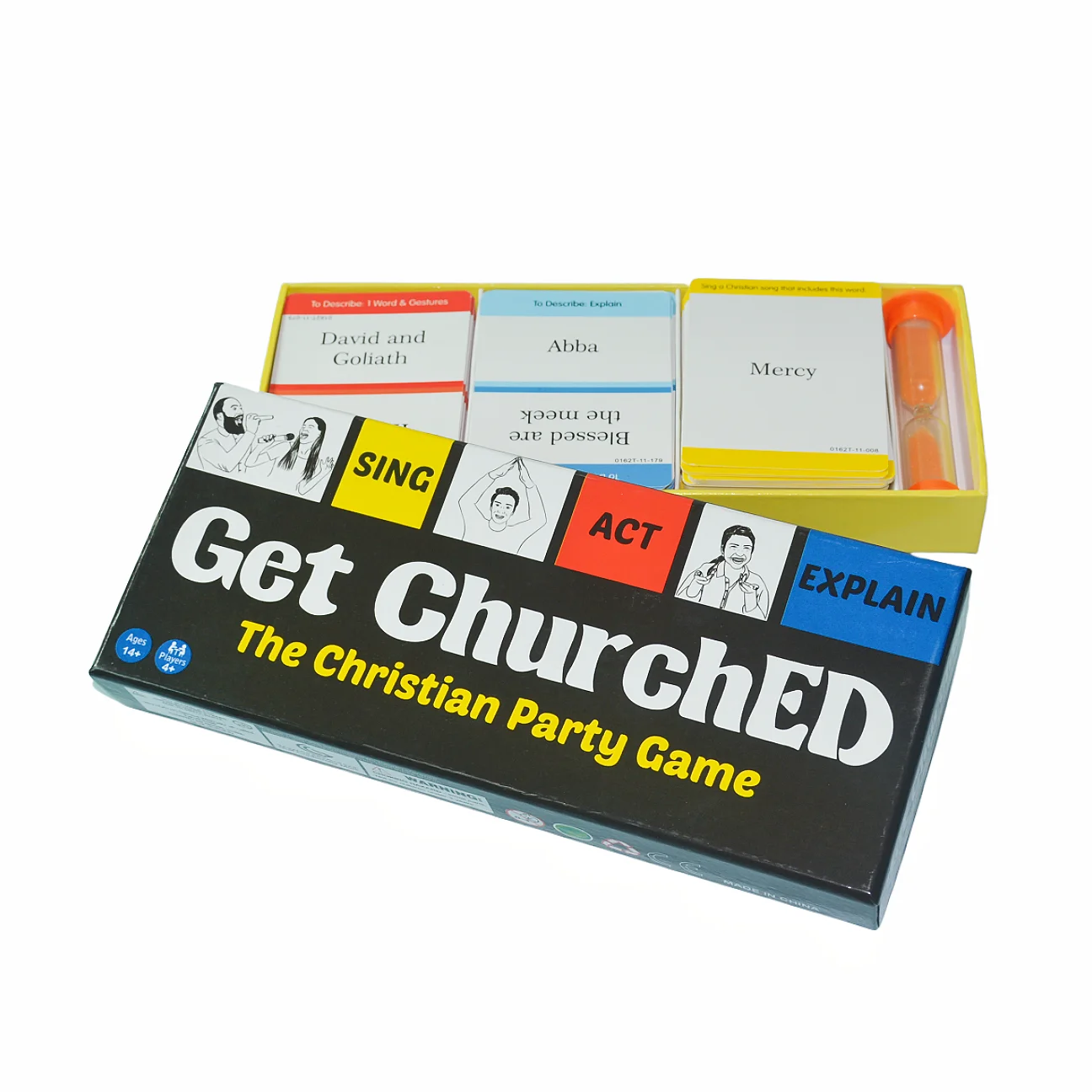 

Are You Ready to Get Churched Card Game, Board Game, Interactive Game, Includes 3 Types of Gameplay, Suitable for Parties, Ideal as a Gift, Perfect for Halloween, Christmas