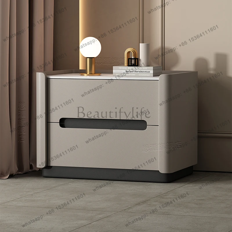 Night Table Luxury Mmoden Elegant Aesthetic Night Table Decoration Mesitas De Noches Dormitorio Bedroom Furniture