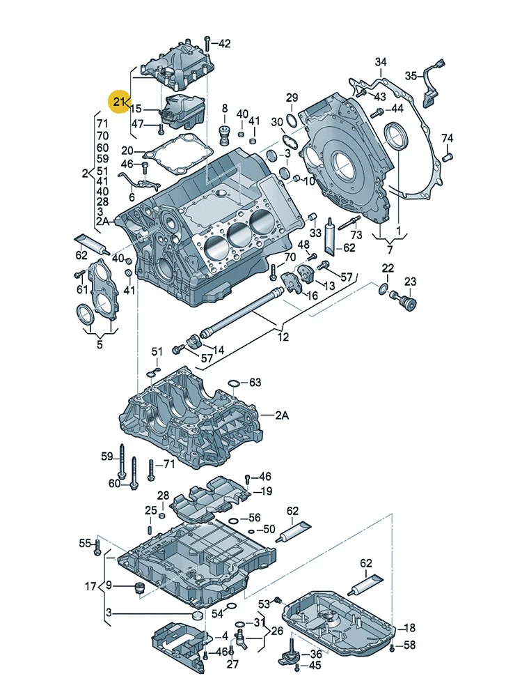 BOICY Engine Crankcase Vent Valve for A4 A5/S5 A6/S6 Allroad quattro A7 A8/S8 Q5 06E103547 06E103547E 06E103547P 06E103547G