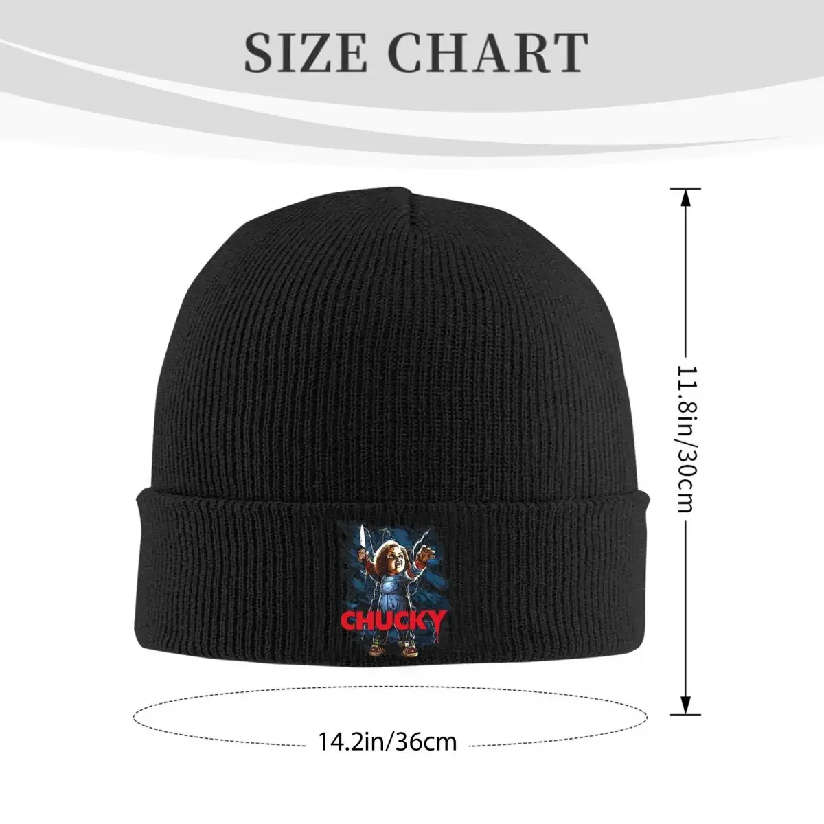 Chucky Child's Play Doll Beanie Hats Bonnet Hats Men Women Unisex Street Y2K Outdoor Skullies Beanies Autumn Head Wrap Caps