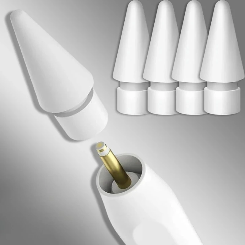 

Replacement Pencil Tips for Apple Pencil 1st 2nd Gen, Spare Nibs for iPad Pro iPad Pencil 1/2 Stylus Fine Point Nibs