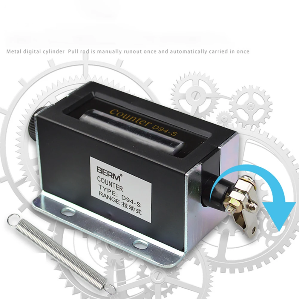 

Sturdy Mechanical Clicker, 5 Digit Display Manual Hand Tally Counter, Perfect for Industrial Counting Applications