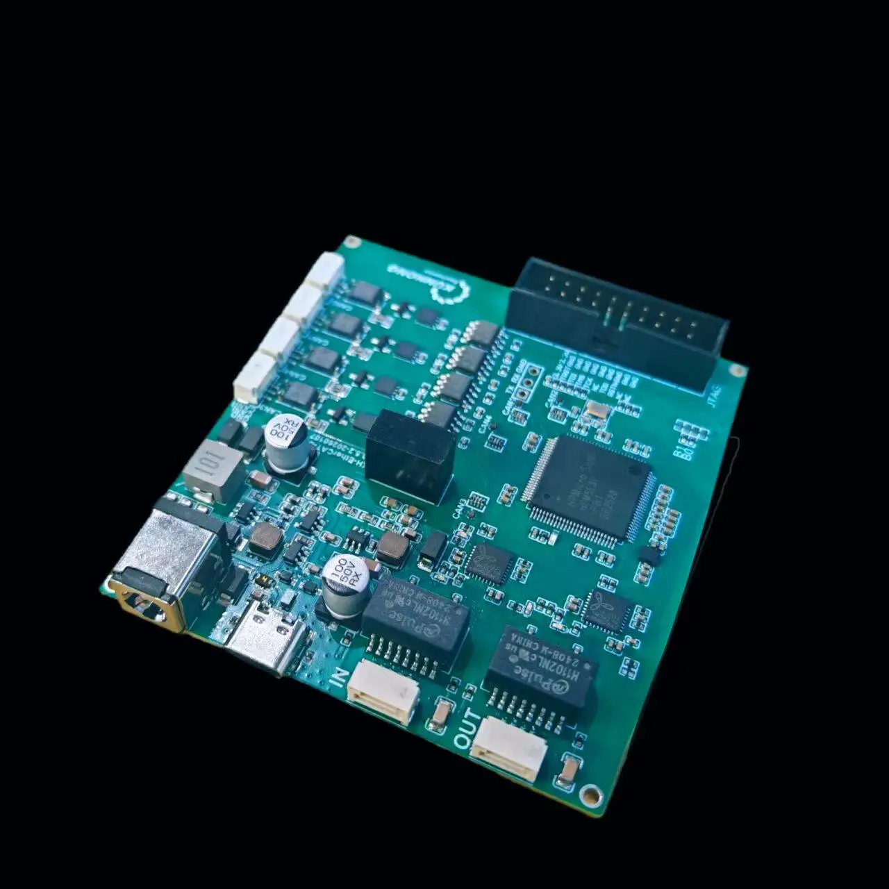 Bidirectional data transparent transmission robot joint motor KH-Ethercat to CAN FD X4 channel