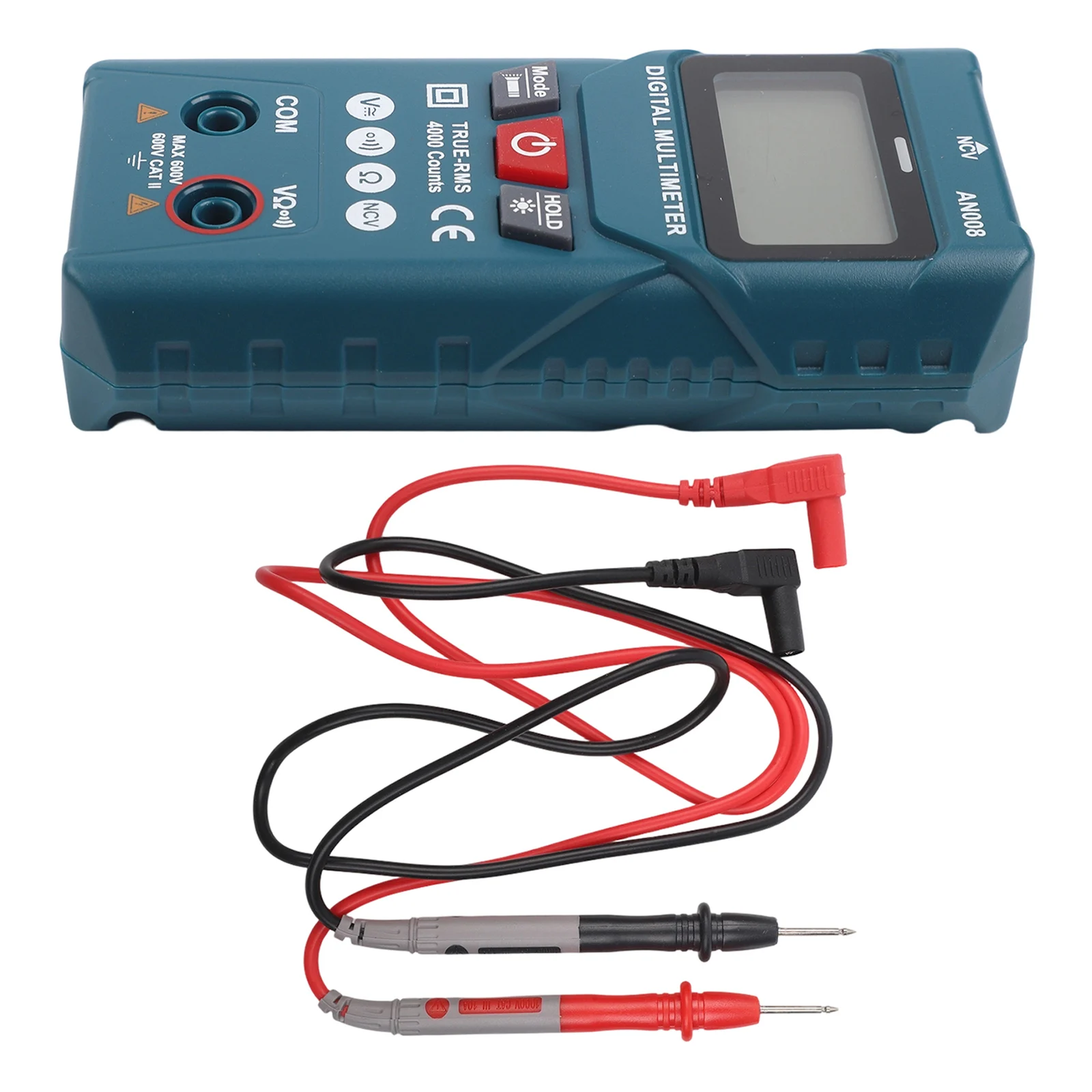 Digital Multimeter AN008 for Accurate Voltage and Resistance Measurement with Built In Flashlight for Low Light Use