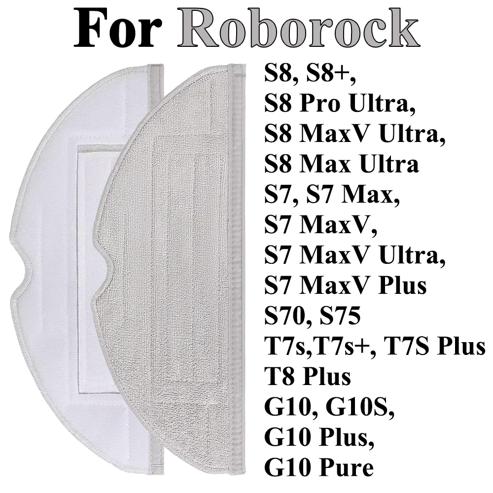 For Roborock S7 Maxv Ultra S7 Max S7 Maxv Plus S7 S8 S8 Pro Ultra S70 S75 T7S G10 G10S S8+ G10s Pro Vacuum Mop Cloth Accessories