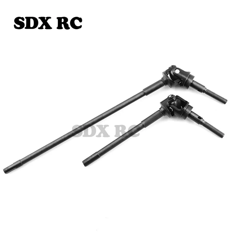 Hardened Steel AR60 Axles Universal Joint Drive Shaft Rear Straight Shaft for 1/10 RC Crawler Axial RR10 90048 WRAITH OP Parts