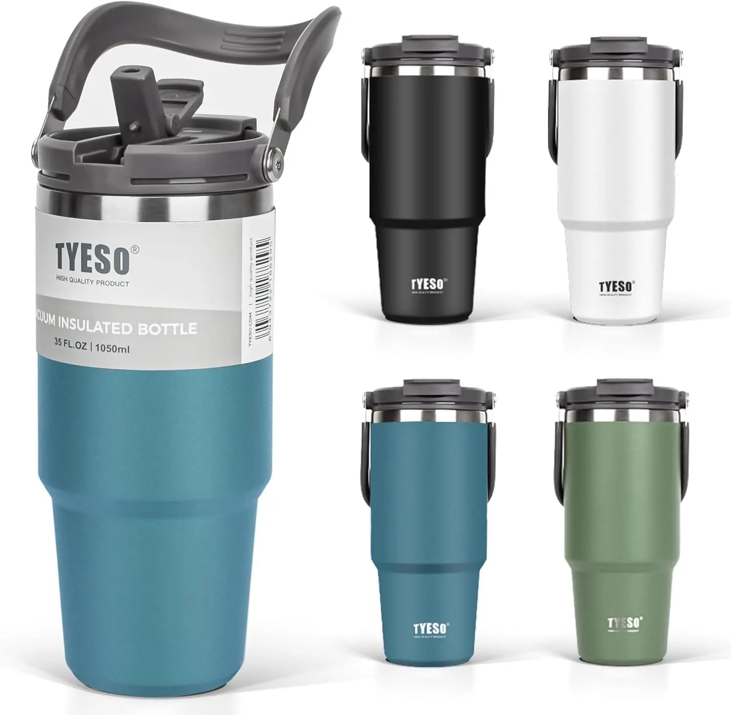 20/30 أوقية فنجان القهوة زجاجة حرارية الفولاذ المقاوم للصدأ طبقة مزدوجة العزل الباردة والساخنة السفر القدح ترموس تفريغ زجاجة ماء السيارة