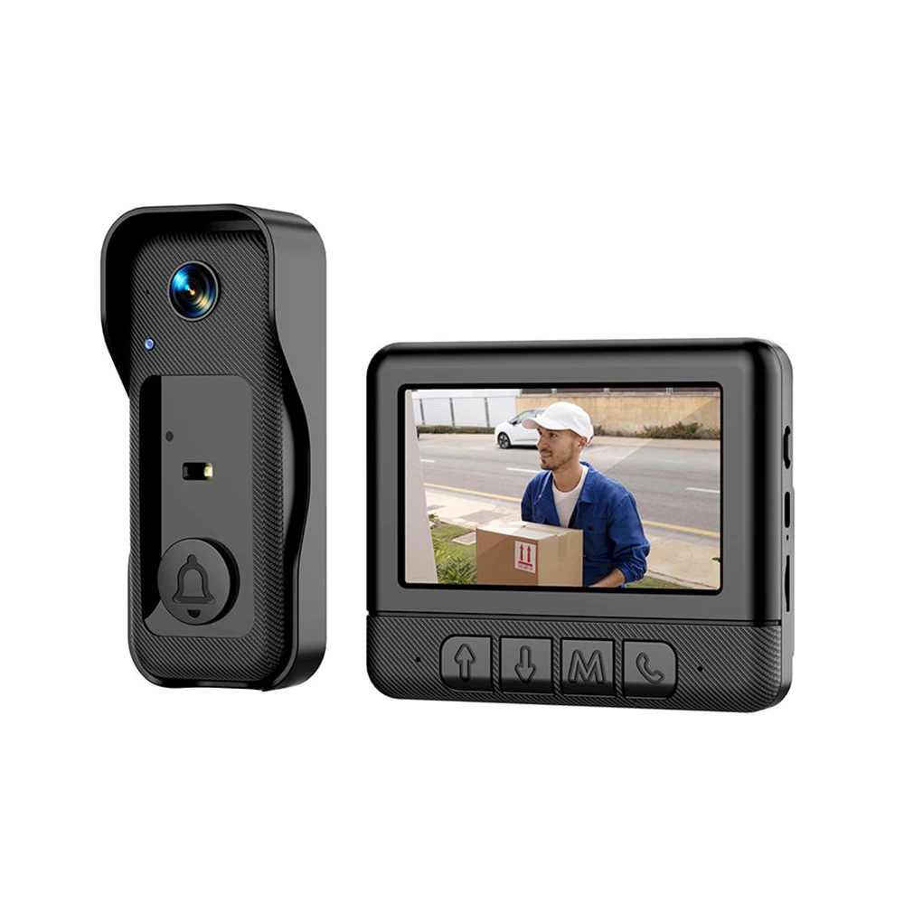 

Умный видеодомофон с 4,3-дюймовым дисплеем для домашнего использования, беспроводной связью, HD-видеонаблюдением и дистанционным управлением