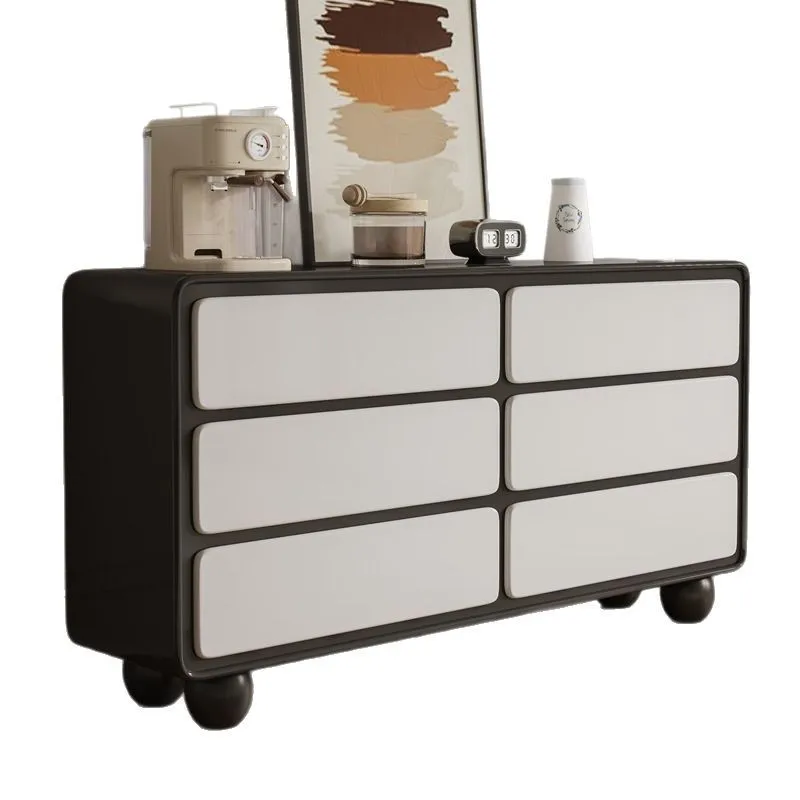 

All solid wood six chest living room Internet celebrity antique drawer cabinet simple bedroom living room modern storage