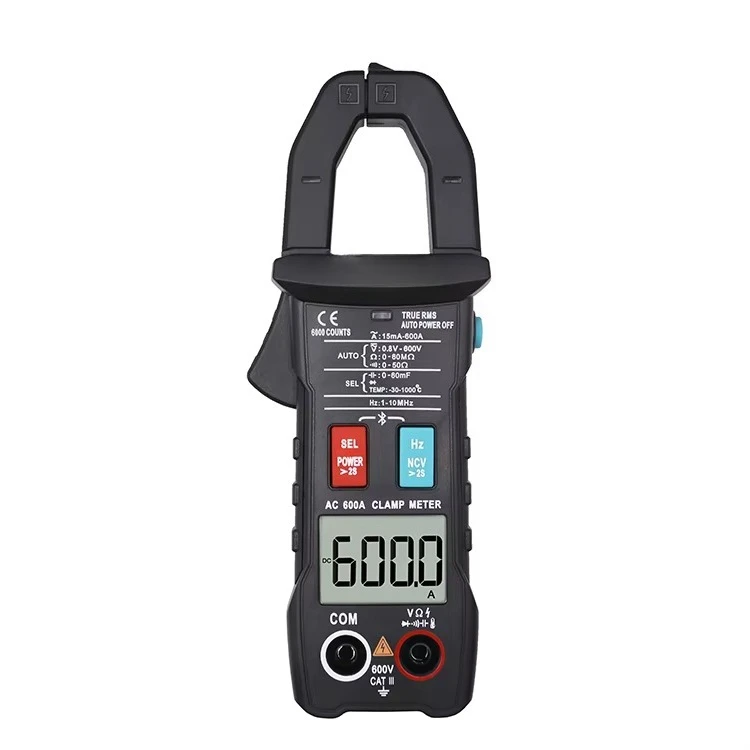 

ZT-5BQ Bluetooth Digital Clamp Meter 6000 Counts True RMS Multimeter AC DC Current Voltage Tester