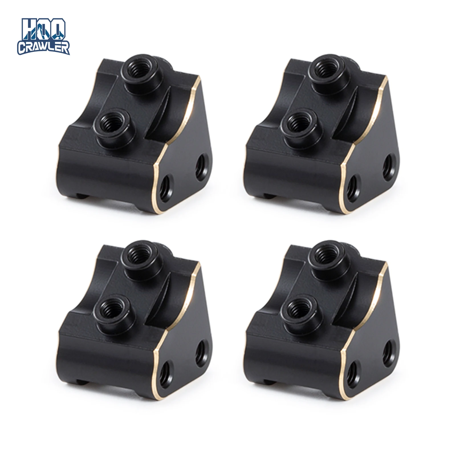 SCX10 II Axle Heavy Brass Link Mounts Weights 38g 4PCS for 1/10 Axial SCX10 II AX90046 AX90047 AR44 RC Crawler Optional Parts