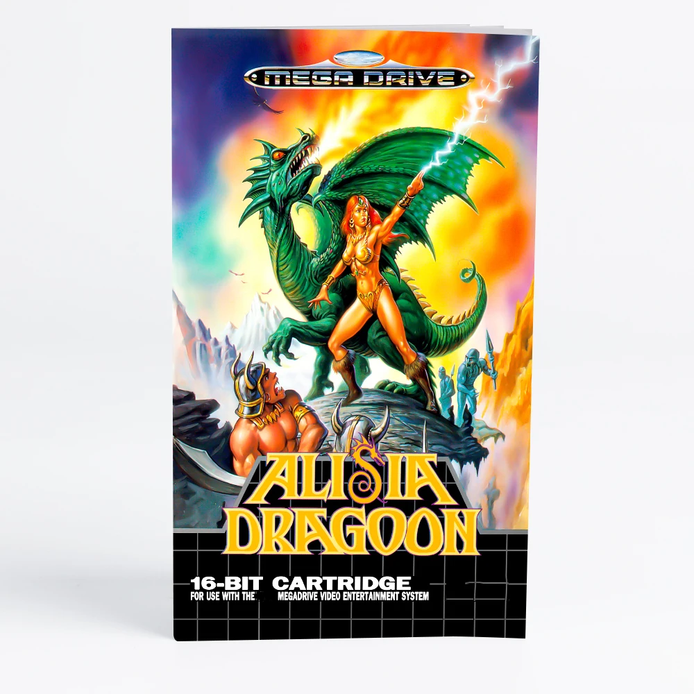 صندوق خرطوشة مع خرطوشة لنشأة محرك ميجا ، لعبة وحدة التحكم مع غطاء الأوروبي ، لسيجا md محرك ميجا