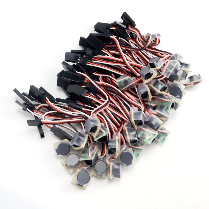 เครื่องบินบังคับวิทยุ รุ่นเฮลิคอปเตอร์ 6/12 ชิ้น อุปกรณ์ติดตามสัญญาณเตือนการสูญหาย 85 เดซิเบล เครื่องหาตำแหน่งขนาดเล็ก เสียงเตือนการสูญหาย AM PCM PPM สำหรับ