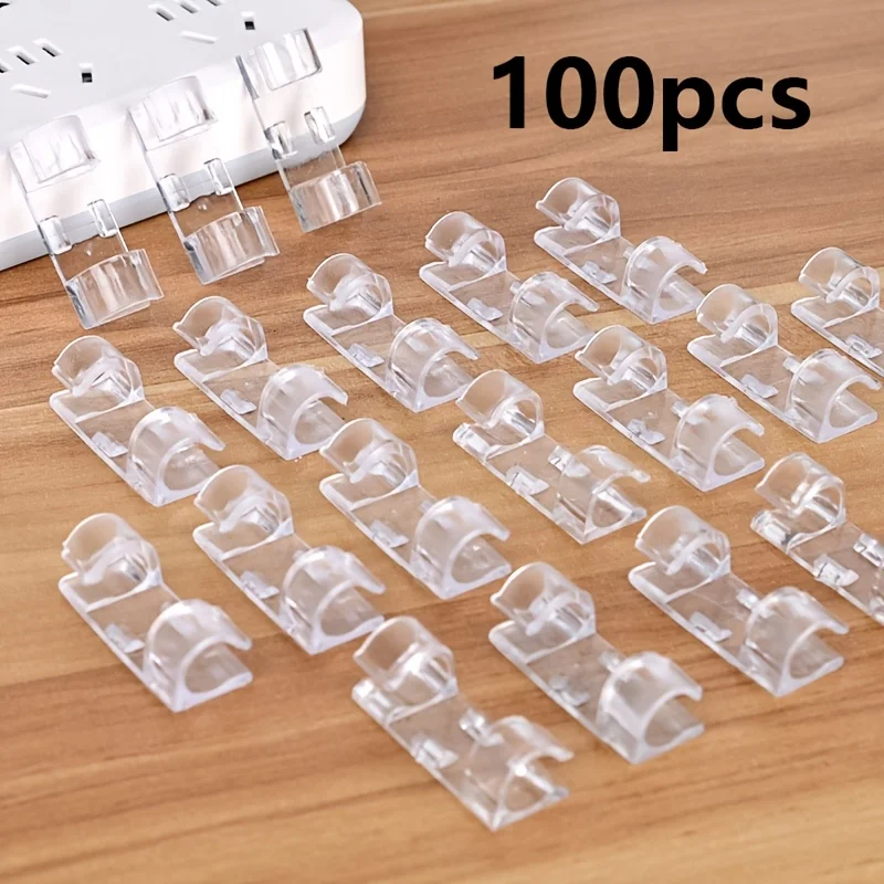 100-pecas-de-clipes-de-cabo-de-plastico-transparente-clipes-para-organizacao-de-fios-eletricos-organizadores-de-cabos-de-energia-montagem-adesiva-sem-perfuracao-firme