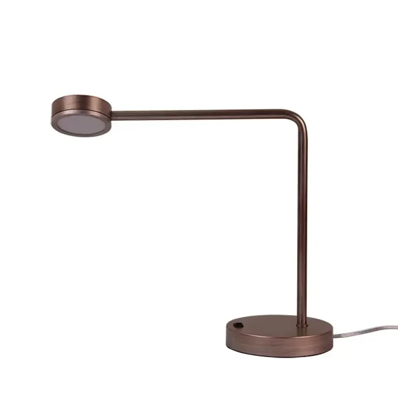 Hot Selling Led Table Light for Reading Room Bedside Living Room Bronze Led Study Lamp Hotel Led Table Lamp