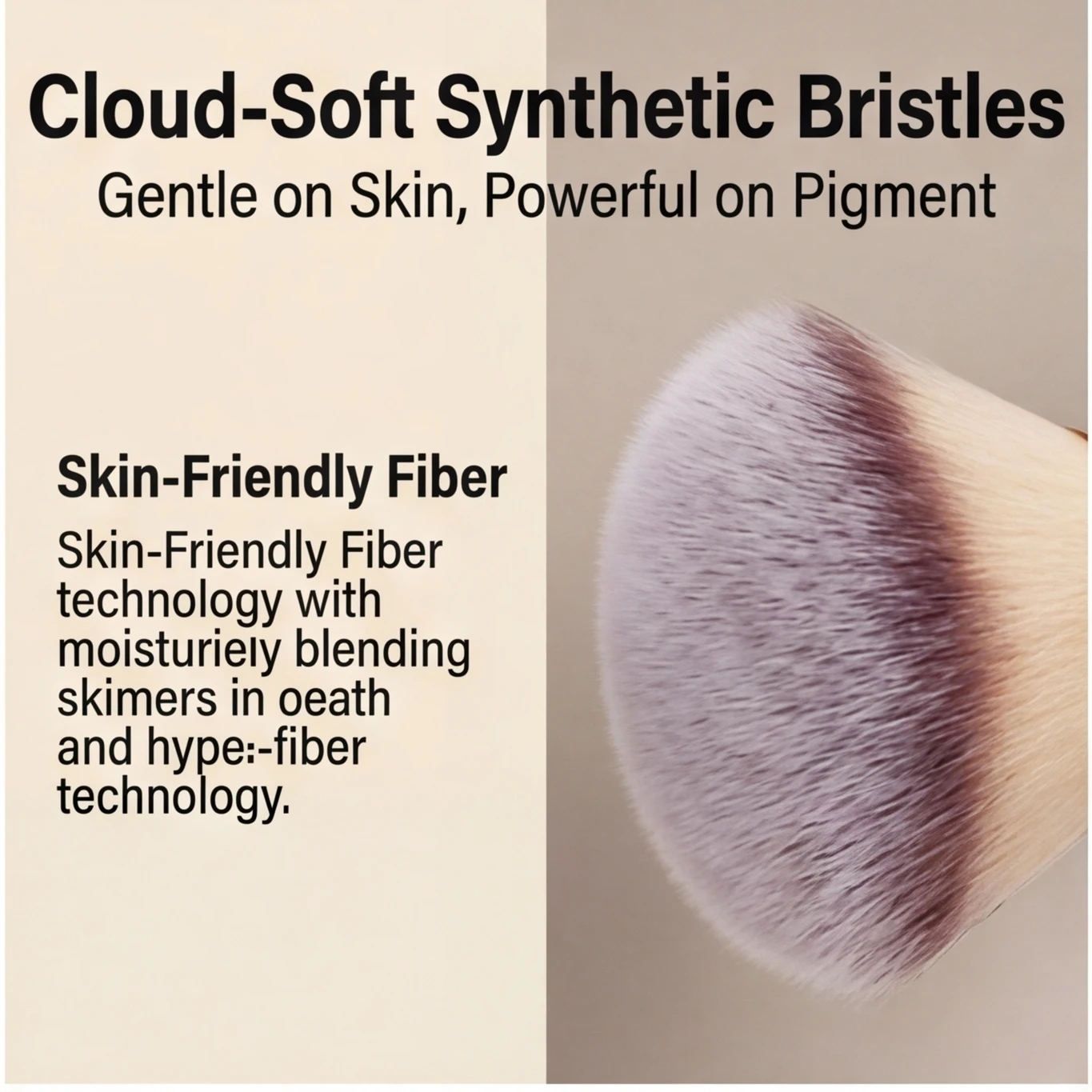 Premium Contour Brush for Face Makeup – Blush & Bronzer, Perfect for Cheek, Forehead, Jaw & Nose Blending & Contouring