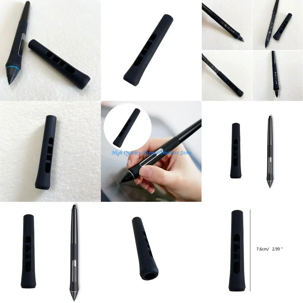 

U2JE мягкий силиконовый стилус крышка крышки ручки для Wacomtablet Pen KP504E PTH-460