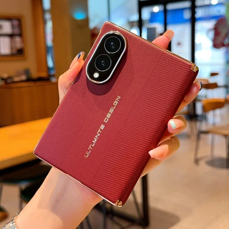 For Samsung Galaxy Z Fold 8 Wide Case New Folding Phone Case, High-End Leather, Z fold 8 Protective back Cover phone accessories