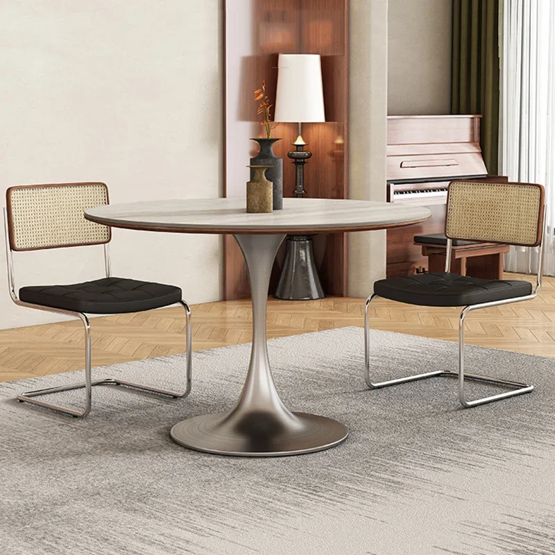 دراسة طاولة طعام مستديرة قطعة مركزية الشمال تصميم صغير طاولة طعام القهوة غرفة المعيشة مركز Stoly Do Jadalni أثاث المنزل