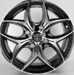 14 Inch OEM Sport Alloy Wheels Silver Black Blade Radiating Spoke For Mini Hatchback 4x100 Compact Car Rims