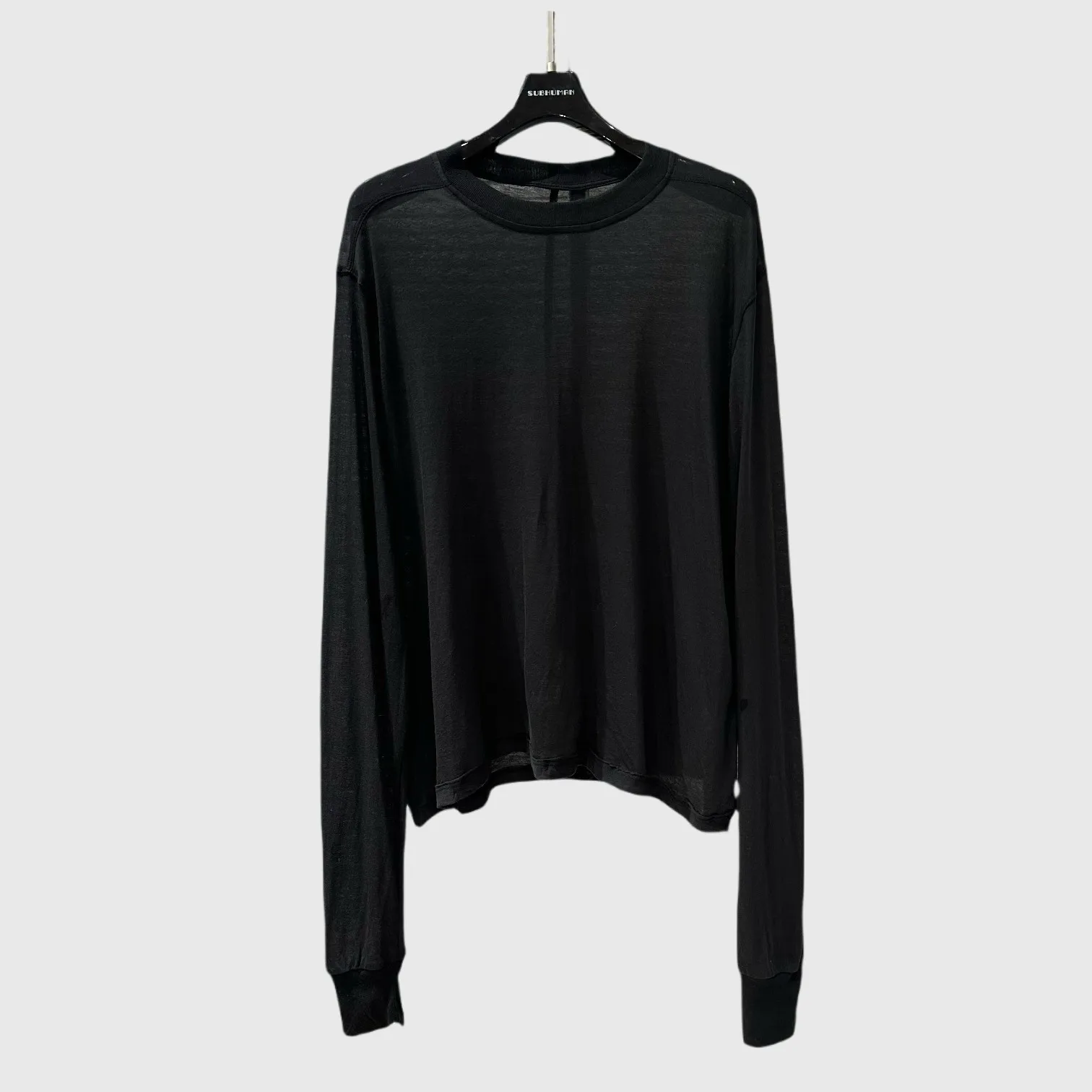 Owen Seak Men Bottoming T Shirt Tops Pullover 100%Cotton Gothic Women Clothing Summer Black Tees Sweater