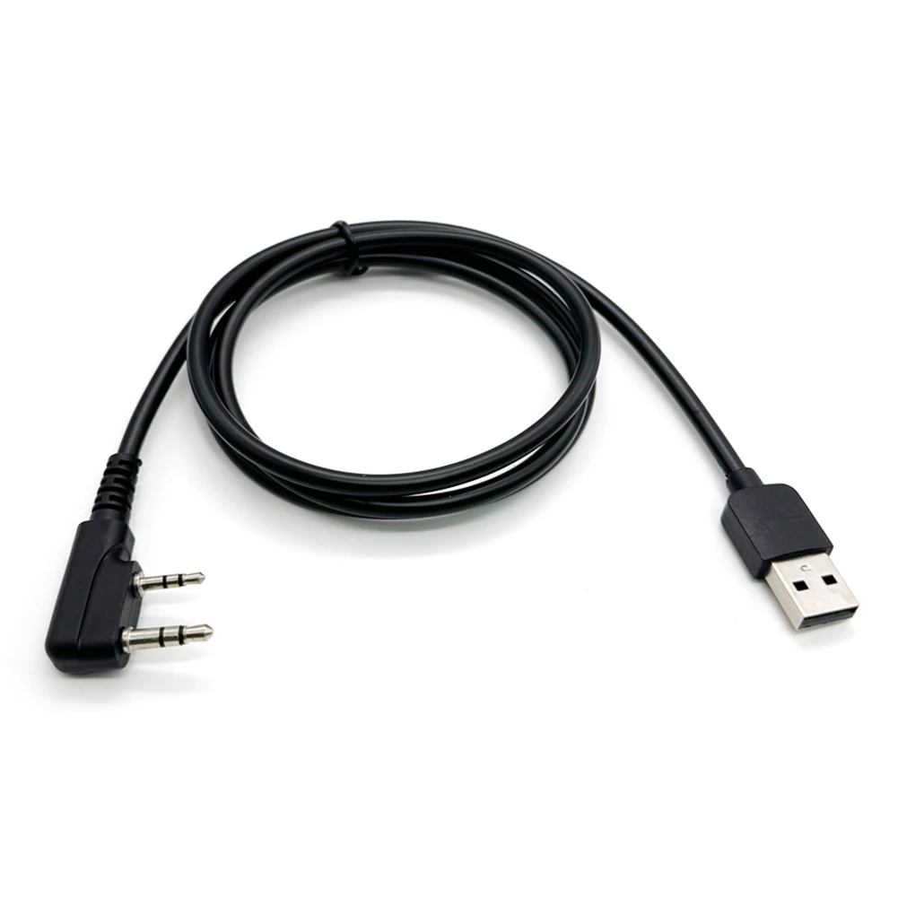 USB Programming Cable High Speed 2 Pins Plug USB Programming Cable Driver CD for TYT DMR Radio MD-380 MD-390 Retevis RT3