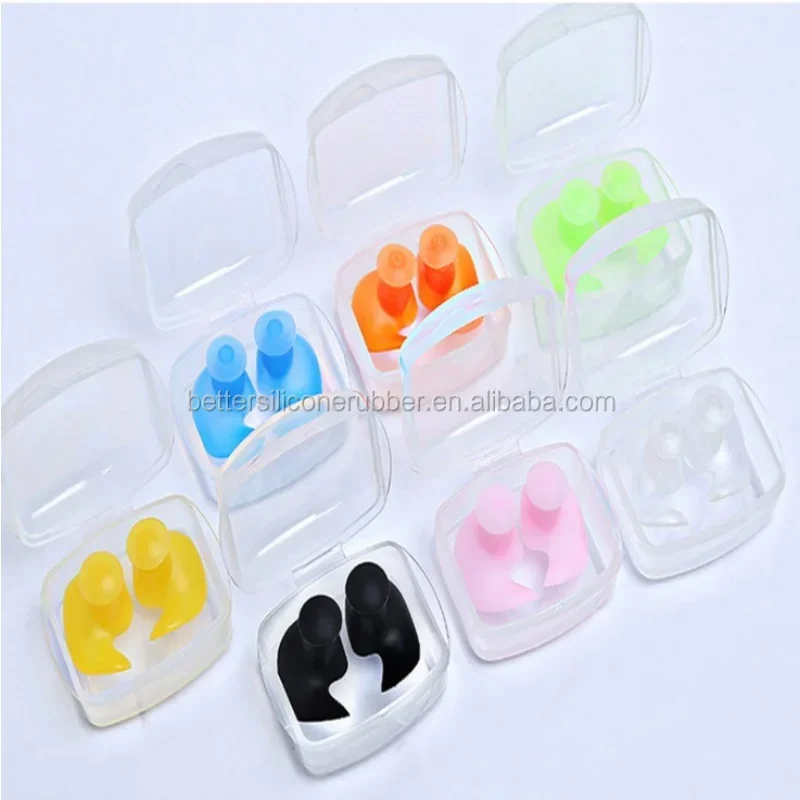 NEW Silicone Earplug Sleep Noise Ear Plug Canceling Noise Reduction Soundproof Anti Soft Slow Rebound Protection Ears Foam