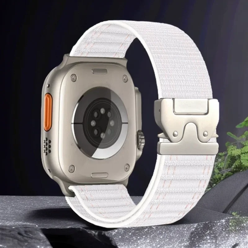 For Apple Watch Ultra 2 49mm 45mm 44 42mm 38 40 41 Alpine Loop Strap for Iwatch Series SE 10 9 8 7 6 5 Ultra 2 Parachute Straps