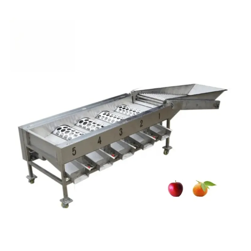 Vegetable Fruit Classifier 1000kg/h Potato Onion Grading Machine Size Sorting Machine Price