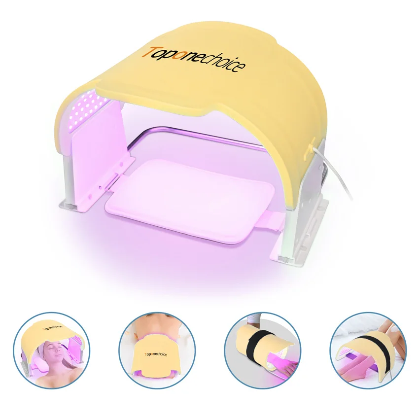 7 สีซิลิโคนนุ่ม LED พอกหน้า PDT Red Light Therapy Machine Face & Body Skin Rejuvenation สําหรับ Firming Anti-Aging