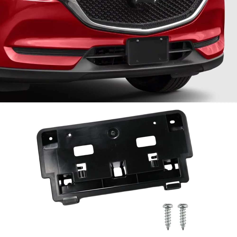 

License Plate Bracket MA1068114 Front Bumper License Plate Frame Tag Mounting Bracket Holder KB8A50170 For 2017-2021 Mazda CX-5