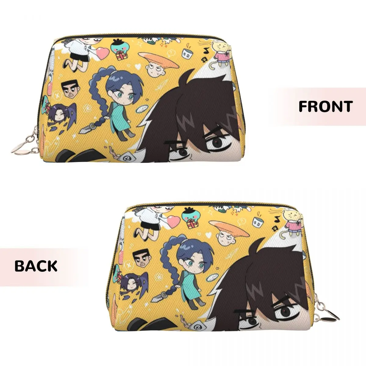 Scissor Seven Action Manga Cartoon Women Cosmetic Bags Travel Makeup Organizer Pouch Toiletry Storage Dopp Kit Case