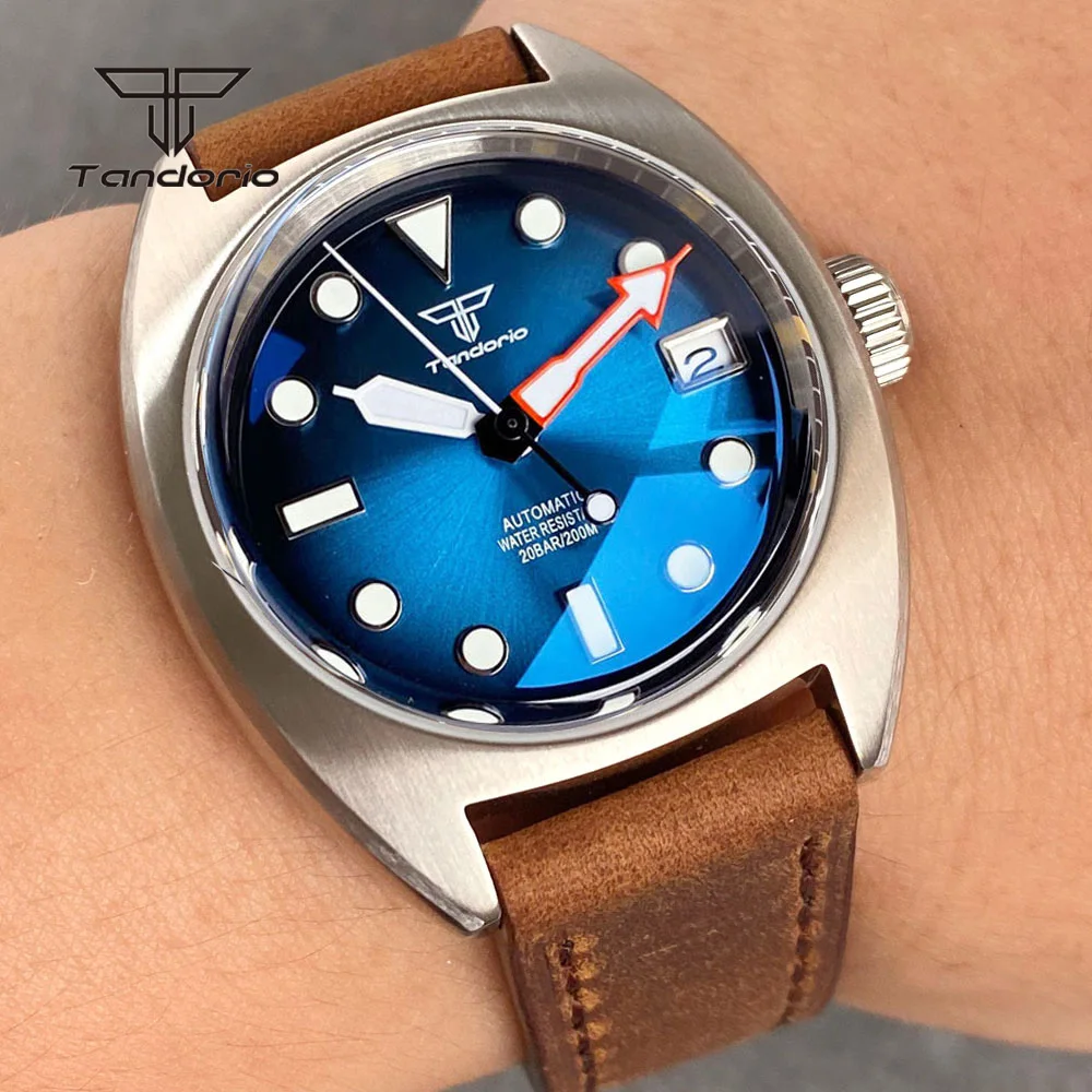 Tandorio 36mm Military Automatic Miyota 8215 Diver Men's Watch