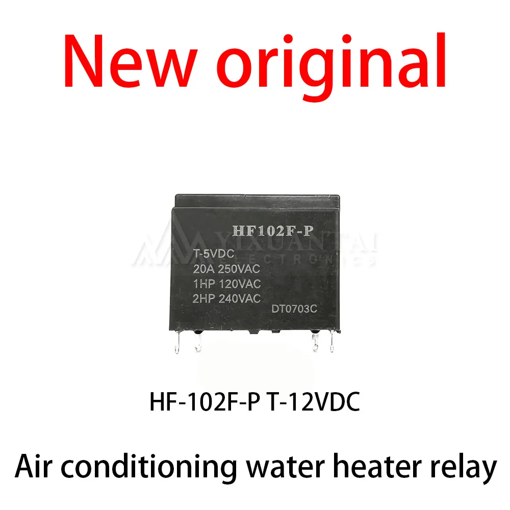 (10pcs) 100% New relay HF-102F-P T-12VDC Normally open air conditioning water heater relay