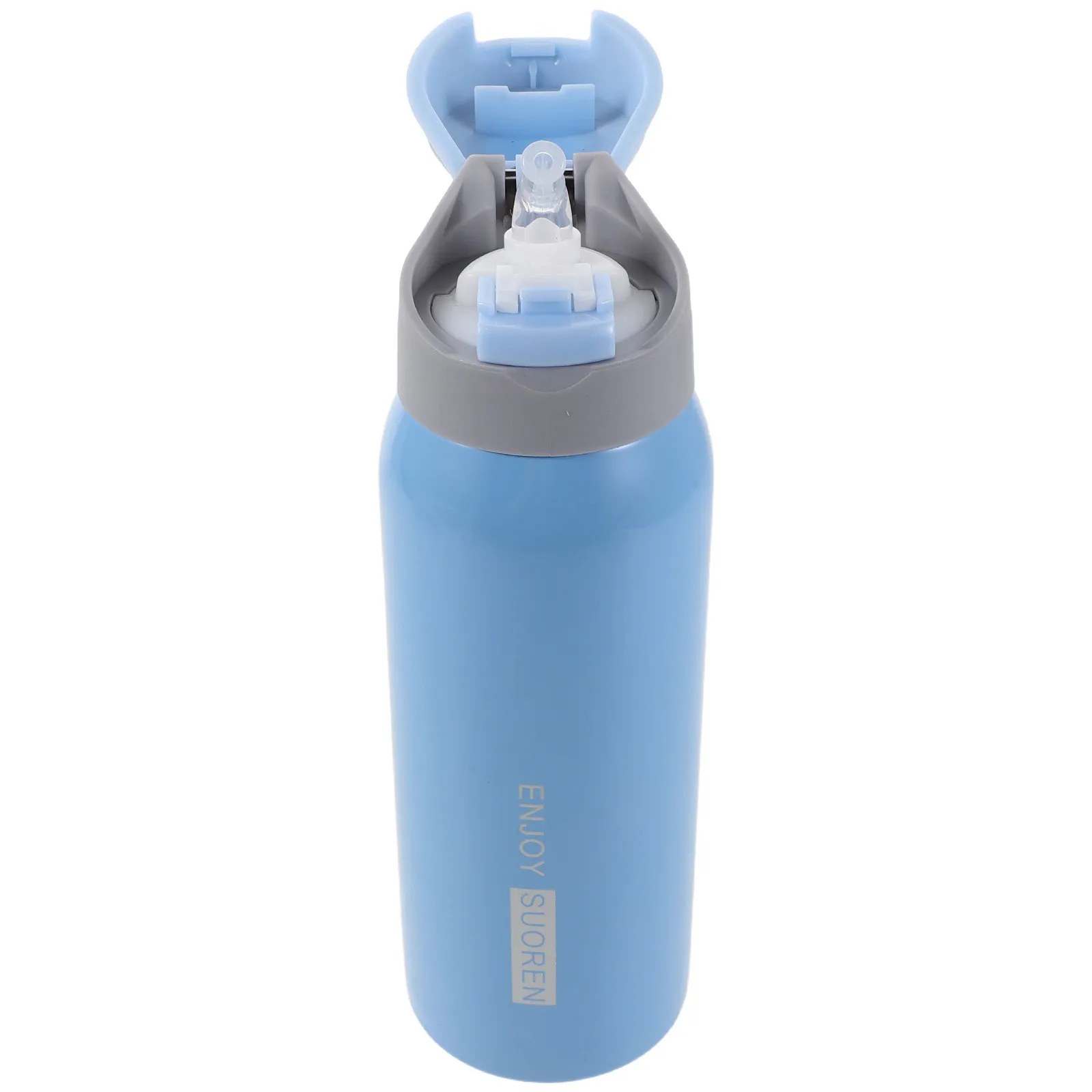 350Ml Adaptive Drinking Cup Insulated Non-Spill Nursing Tumbler for Elderly Dysphagia Stroke Patients with Straw Bedside