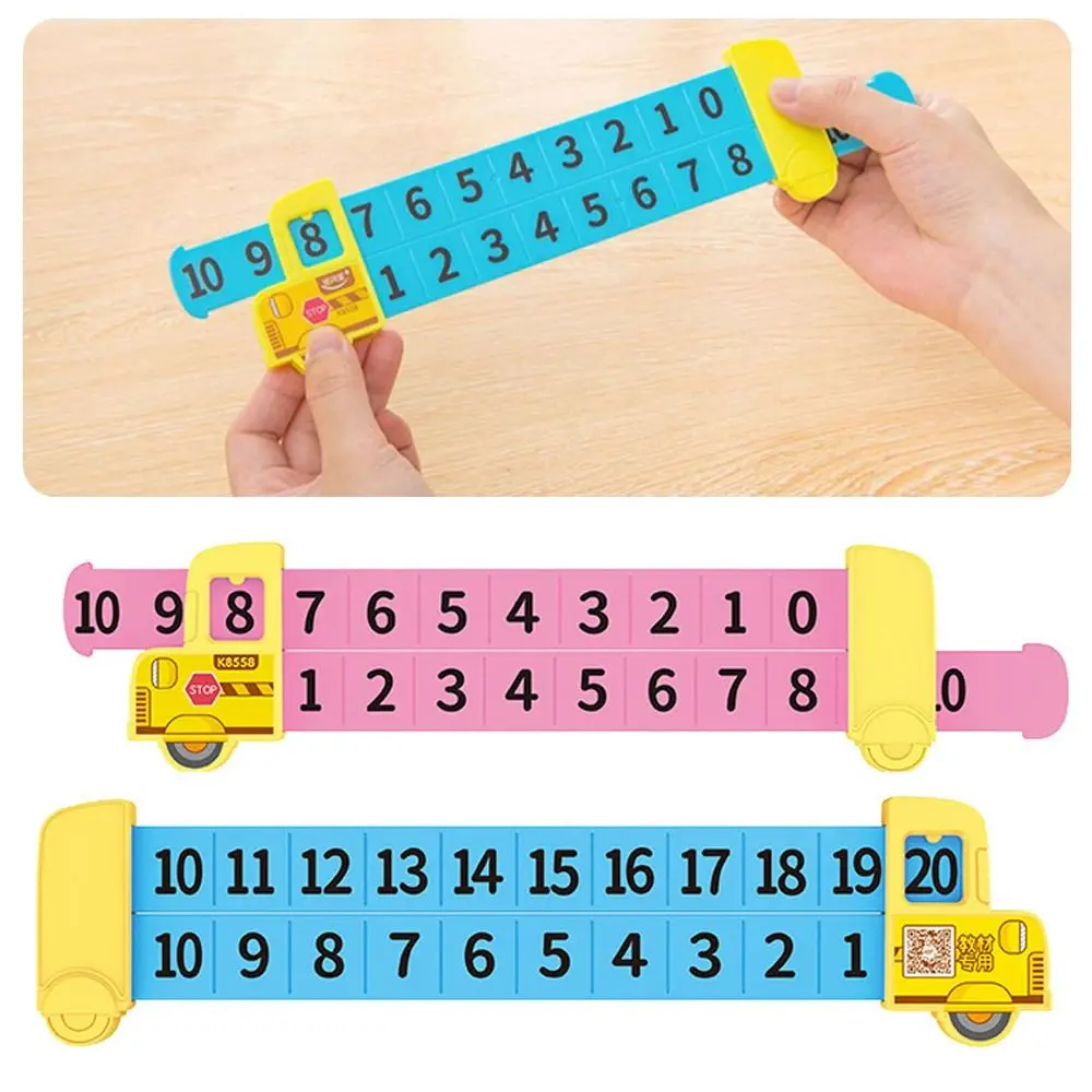 1pc Math Mathematics Decomposition Rulers Plastic Addition Rulers Portable Subtraction Rulers Education Toys Children Gifts