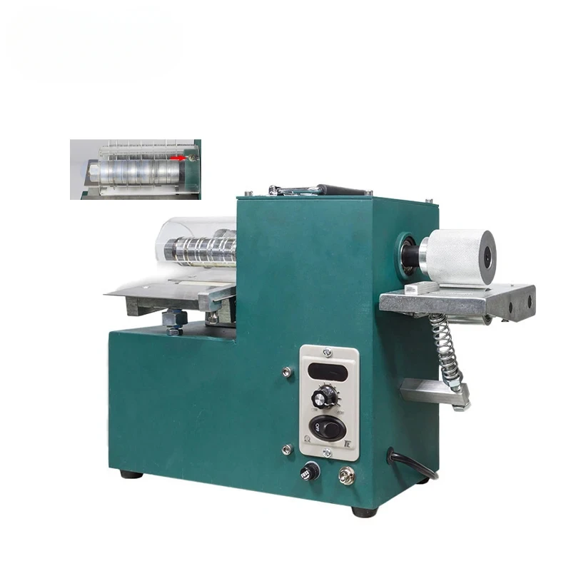 

High Quality Double Head Leather Machine Belt Cutter Strap Cutting Machine With Edge Folding Laminating Machine Slicer