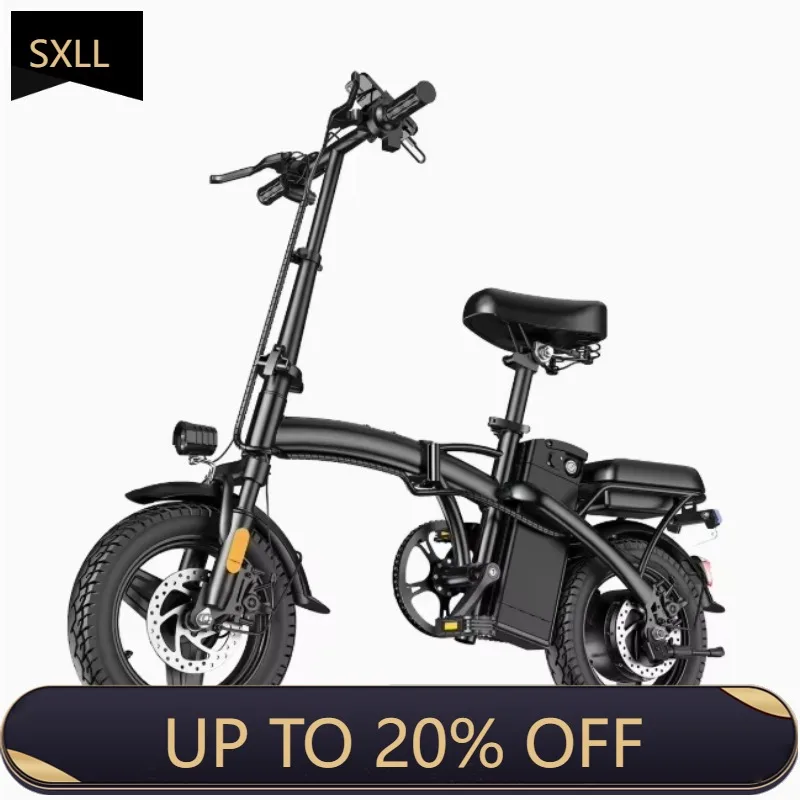 

SXLL New generation 48v battery steel frame electric bicycle adult 350 watt motor power integrated sensor controller