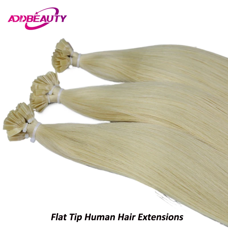 

Choice Straight Flat Tip Hair Extensions Human Hair 50g Capsule Keratin Remy Human Hair Extension Natural Fusion Human Hair 613#