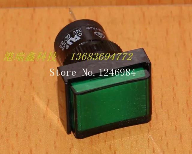 [SA]M16 power indicator seat Progressive Alliance DECA Taiwan rectangular colored lights seat D16LPT1-000--10pcs/lot