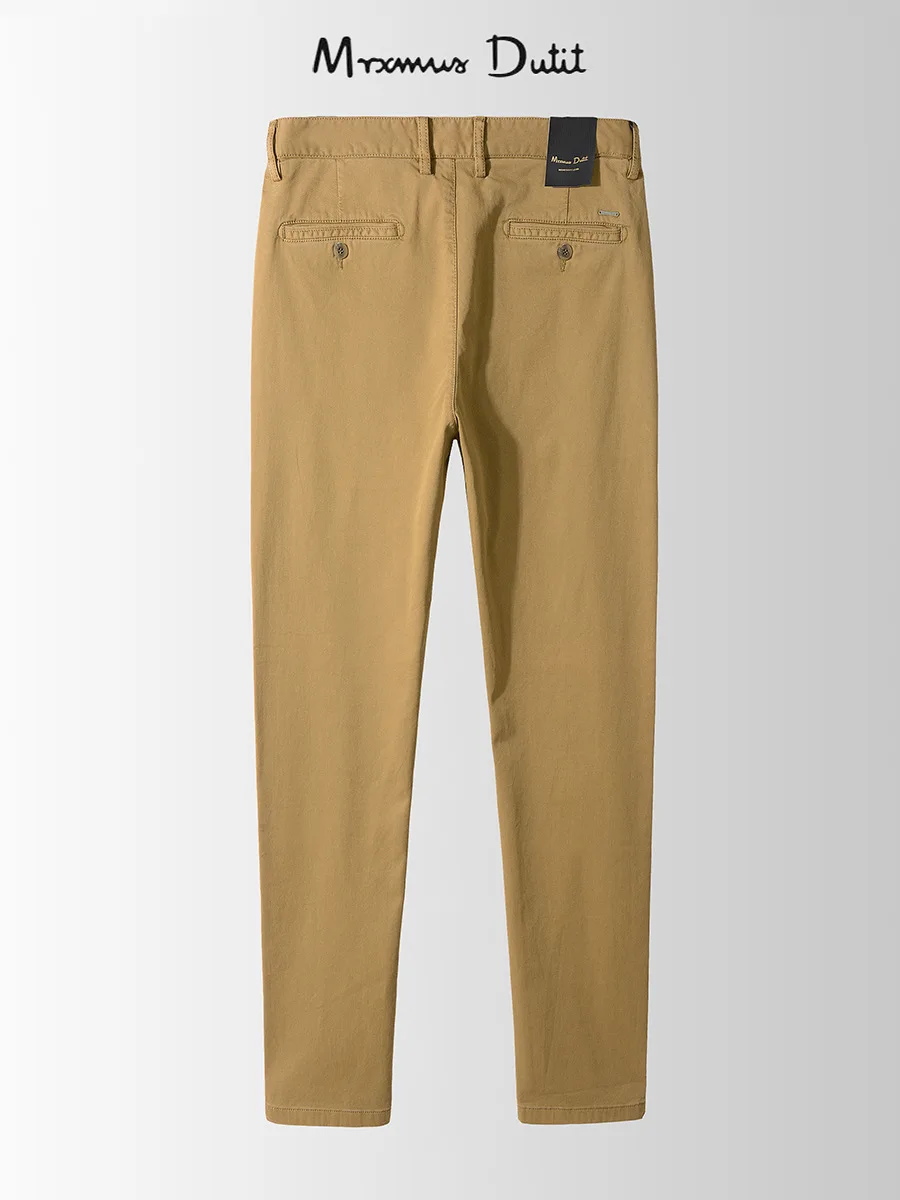 Dave&Di Men's honeycomb lightweight comfortable pants slim fit business trousers straight leg pants men's casual pants