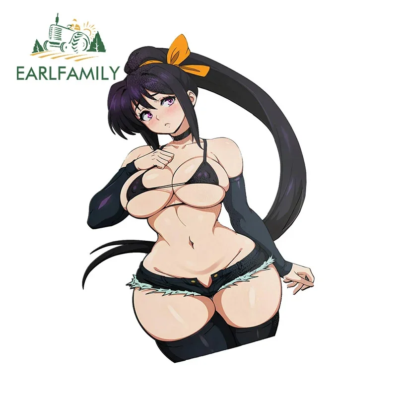 

EARLFAMILY 13cm for Sexy Himejima Akeno Rias Gremory Sexy Car Stickers Waterproof Graffiti Decals Vinyl Car Wrap Fashionable