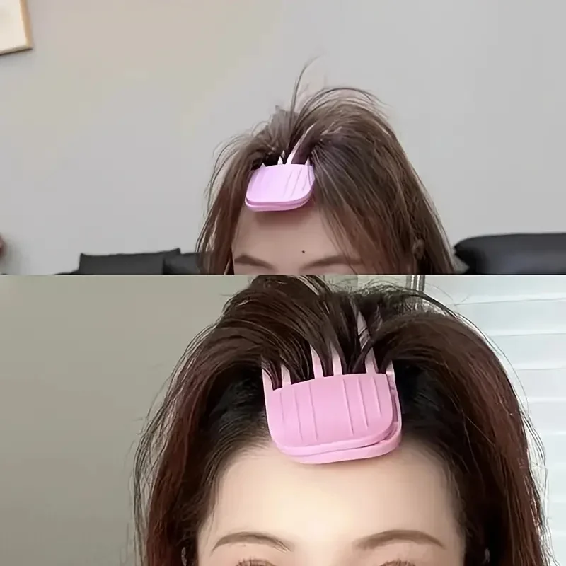 2 قطعة دبوس الشعر رقيق الشباك الانفجارات مقاطع جذور الشعر تكثيف مقاطع الشعر مجموعة النساء الشباك مشبك ثابت موضة حجم بكرة الشعر