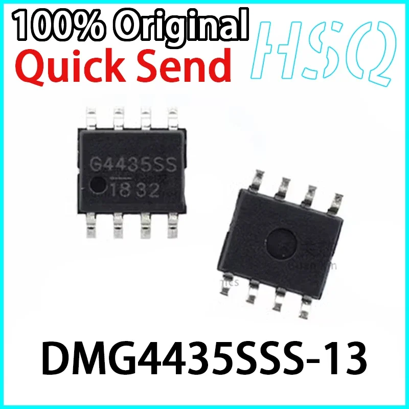 5PCS New Stock DMG4435SSS-13 Silk Screen G4435SS Patch SOP8 Field-effect Transistor Chip IC