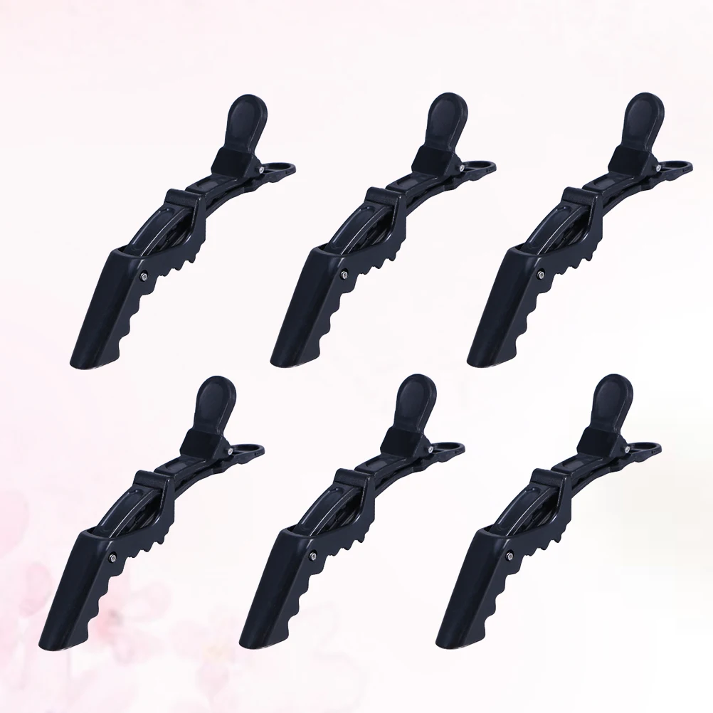 

12 Pcs Hair Clips Professional Sectioning Clips Salon Alligator Haircut Accessories Hairgrips for Women Girls (Black)