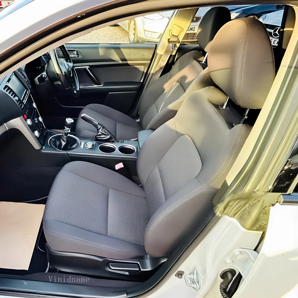 For Subaru Legacy IV 2003 2004 2005 2006 2007 2008 2009 Vegan Nappa Leather Custom Car Seat Covers Full Set Accessories