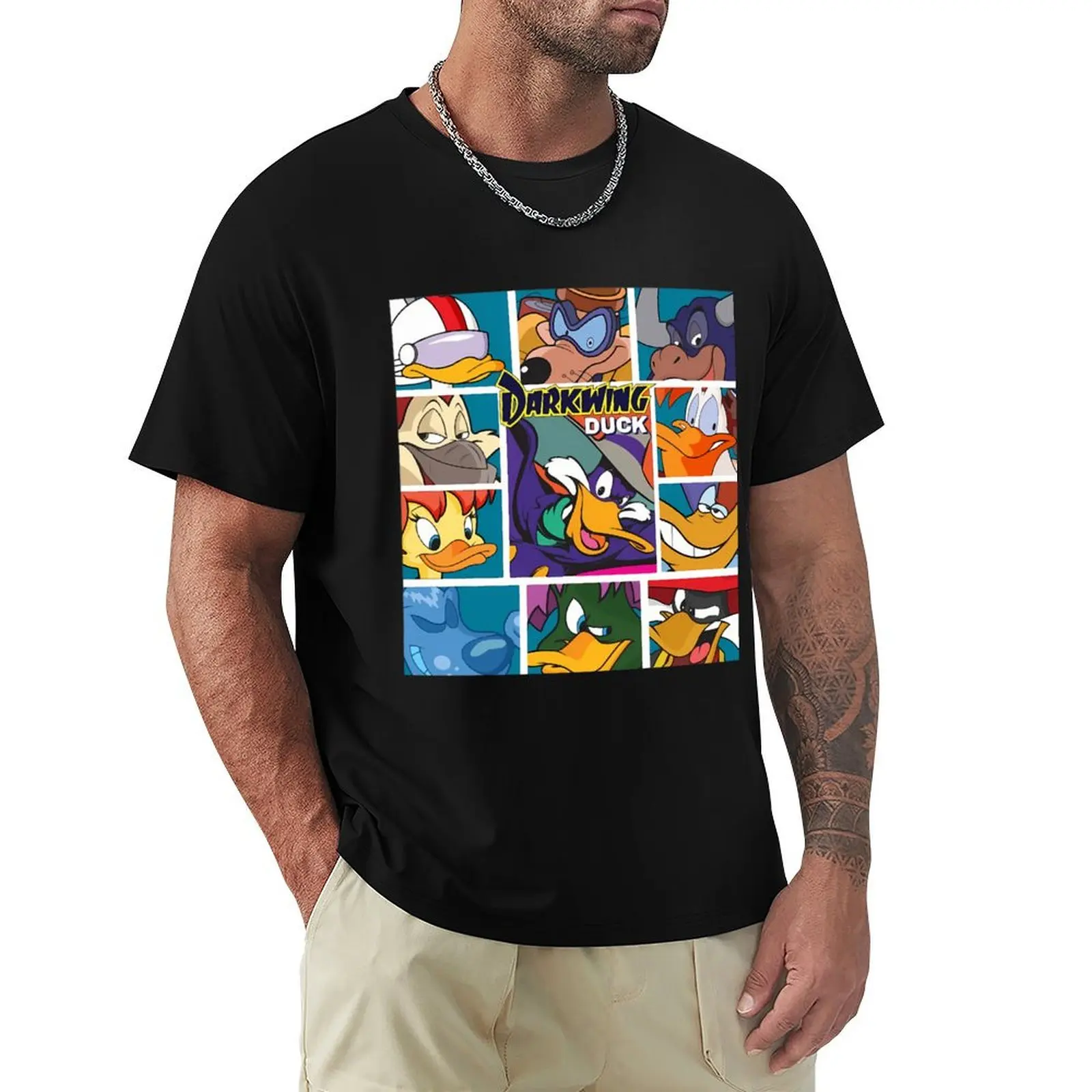 

Duck Darkwing And Friends T-Shirt funny meme t-shirts anime t shirts men tshirt
