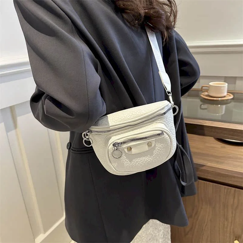 

Crossbody Bags for Women Solid Korean Style Versatile Handbags Aesthetic Office Lady Fashionable Elegant PU Square Luxury Bags