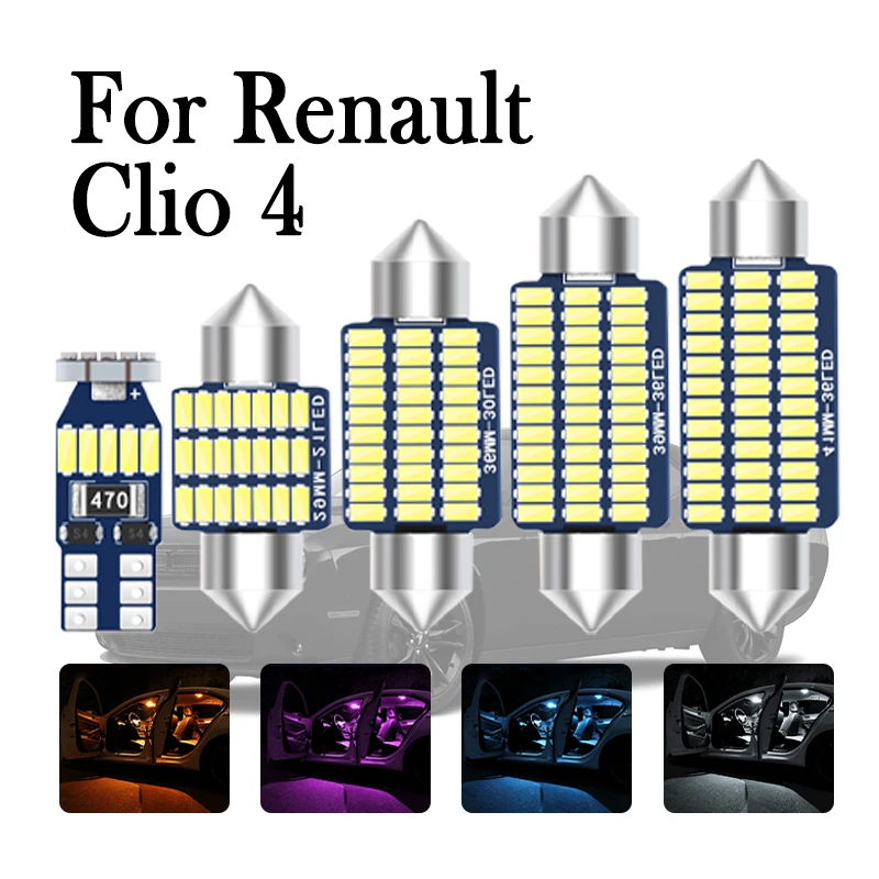 

For Renault Clio 4 2013 2014 2015 2016 2017 2018 Accessories Car Interior LED Light Canbus