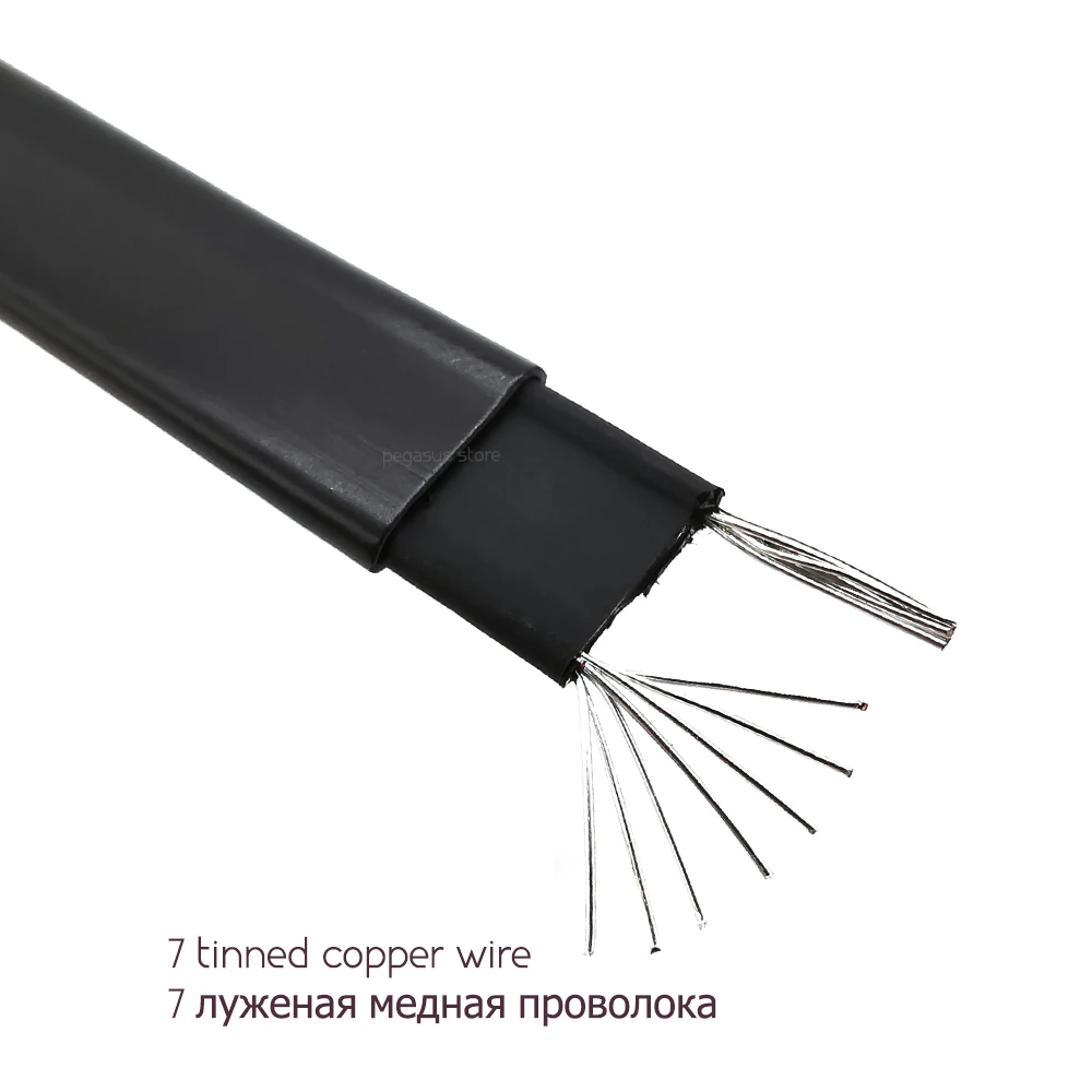 20/25/30W/M DXW-8/10/12 flame retardant heating belt self temperature limiting water pipe protection roof deicing heating cable